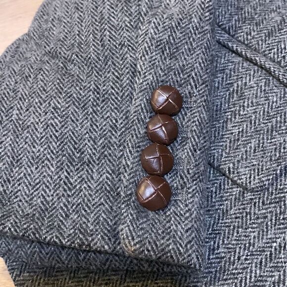 J.Crew factory fitted wool herringbone blazer - Picture 4 of 9